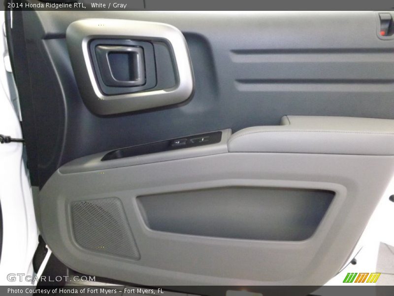 White / Gray 2014 Honda Ridgeline RTL