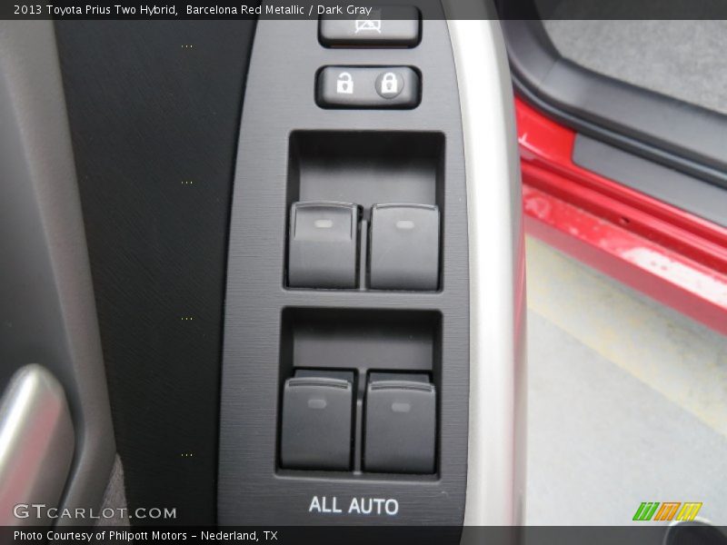 Barcelona Red Metallic / Dark Gray 2013 Toyota Prius Two Hybrid