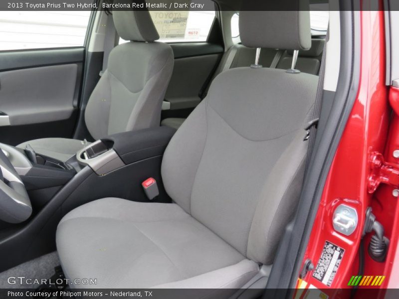 Barcelona Red Metallic / Dark Gray 2013 Toyota Prius Two Hybrid