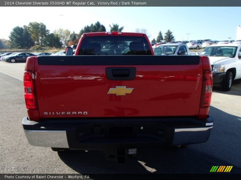 Victory Red / Dark Titanium 2014 Chevrolet Silverado 3500HD WT Regular Cab