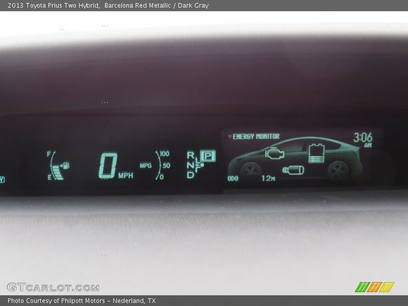Barcelona Red Metallic / Dark Gray 2013 Toyota Prius Two Hybrid