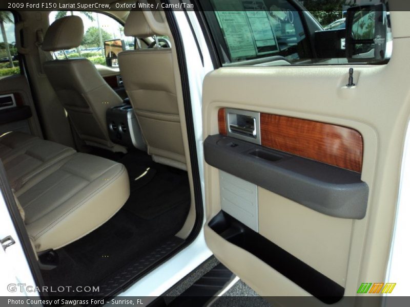 Oxford White / Camel/Tan 2009 Ford F150 Lariat SuperCrew