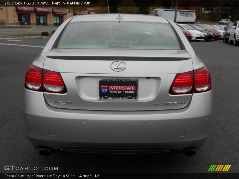 Mercury Metallic / Ash 2007 Lexus GS 350 AWD
