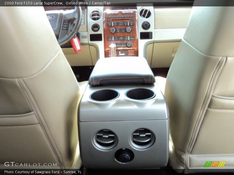 Oxford White / Camel/Tan 2009 Ford F150 Lariat SuperCrew