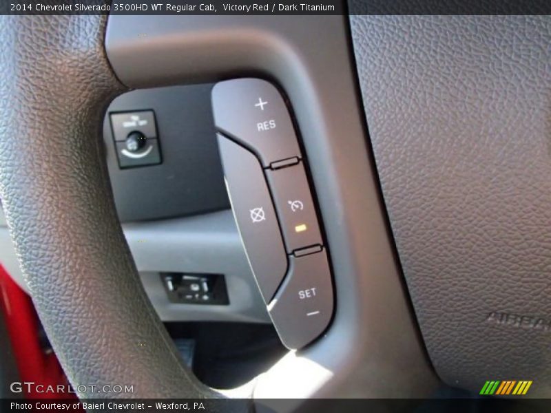Victory Red / Dark Titanium 2014 Chevrolet Silverado 3500HD WT Regular Cab