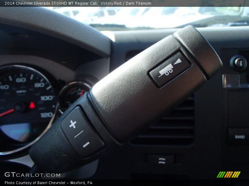 Victory Red / Dark Titanium 2014 Chevrolet Silverado 3500HD WT Regular Cab