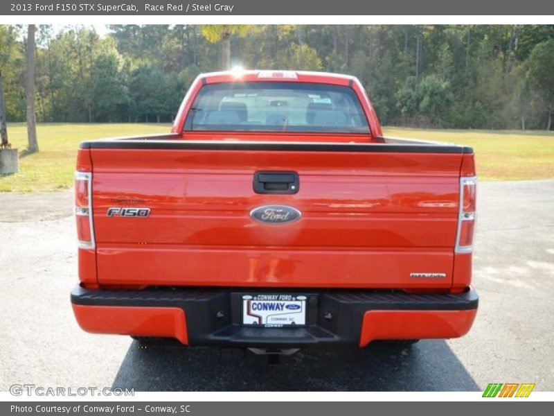Race Red / Steel Gray 2013 Ford F150 STX SuperCab