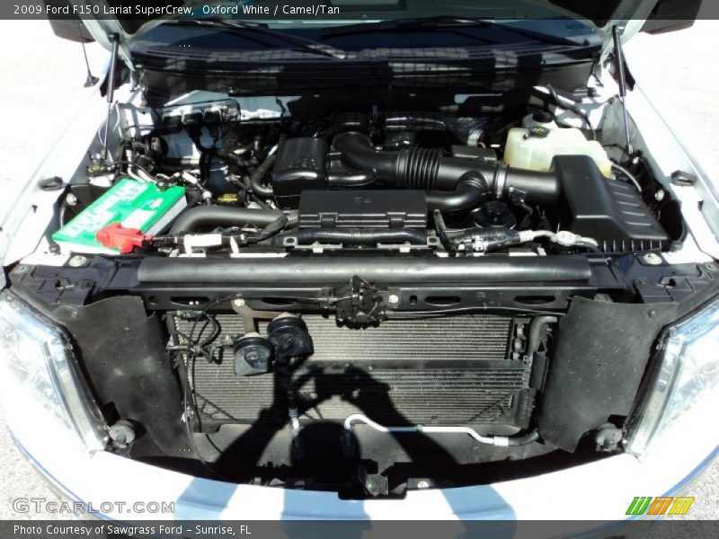 Oxford White / Camel/Tan 2009 Ford F150 Lariat SuperCrew