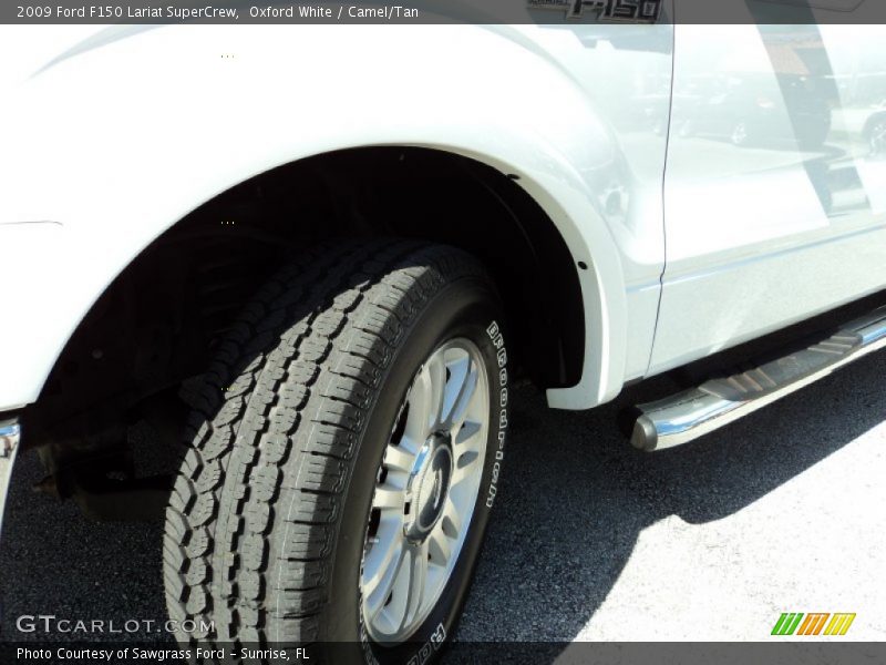 Oxford White / Camel/Tan 2009 Ford F150 Lariat SuperCrew