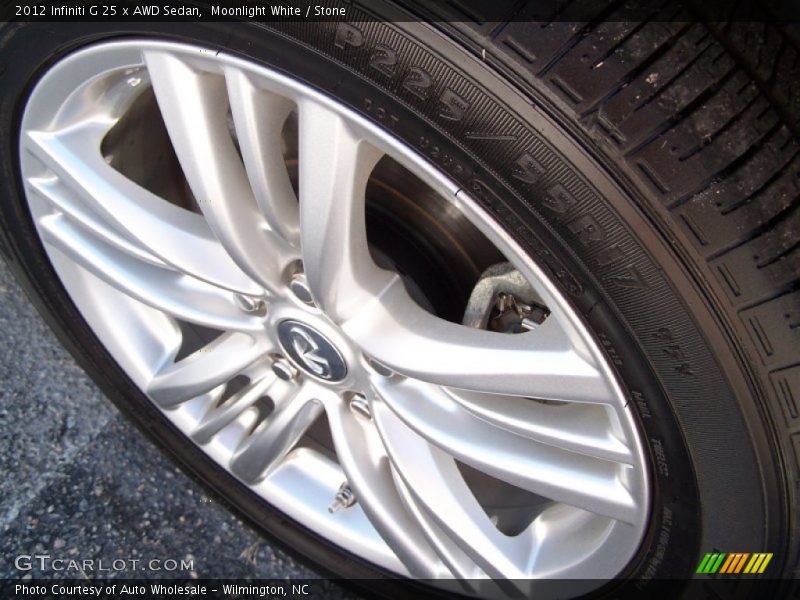  2012 G 25 x AWD Sedan Wheel