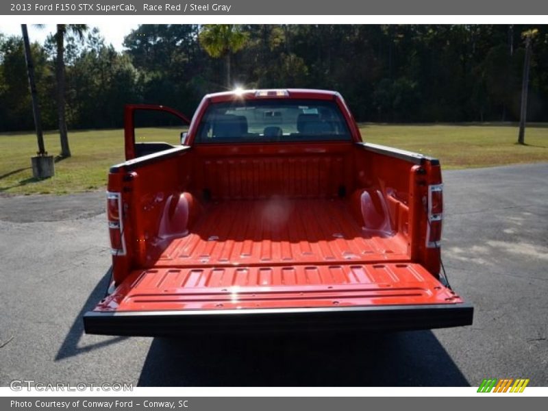 Race Red / Steel Gray 2013 Ford F150 STX SuperCab