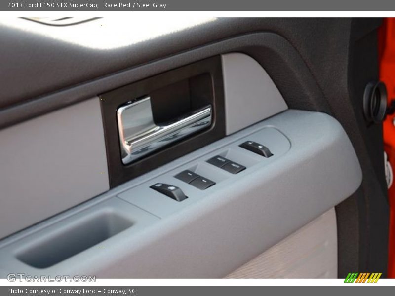 Race Red / Steel Gray 2013 Ford F150 STX SuperCab
