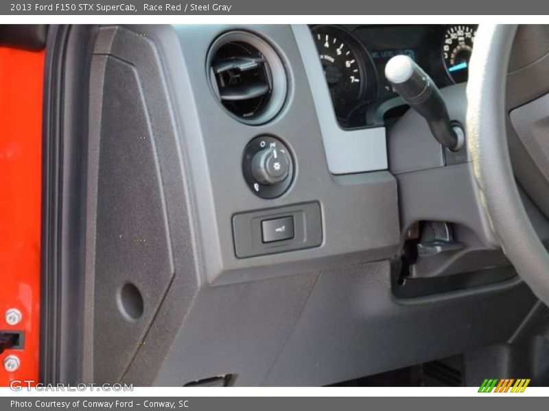 Race Red / Steel Gray 2013 Ford F150 STX SuperCab
