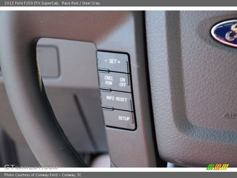 Race Red / Steel Gray 2013 Ford F150 STX SuperCab