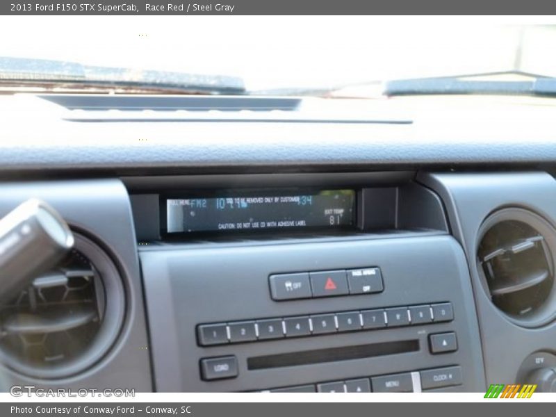 Race Red / Steel Gray 2013 Ford F150 STX SuperCab