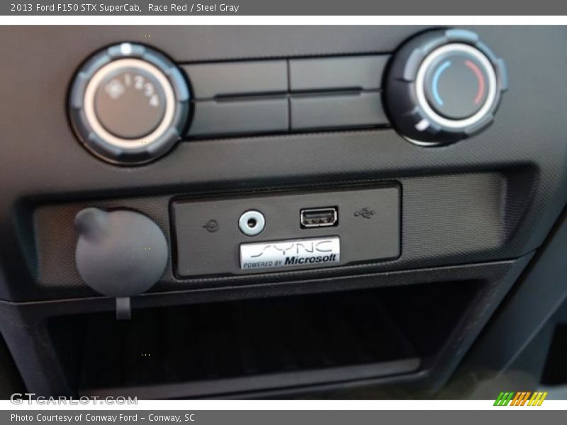 Race Red / Steel Gray 2013 Ford F150 STX SuperCab