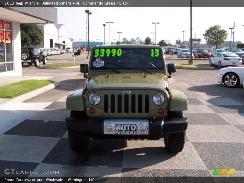Commando Green / Black 2013 Jeep Wrangler Unlimited Sahara 4x4