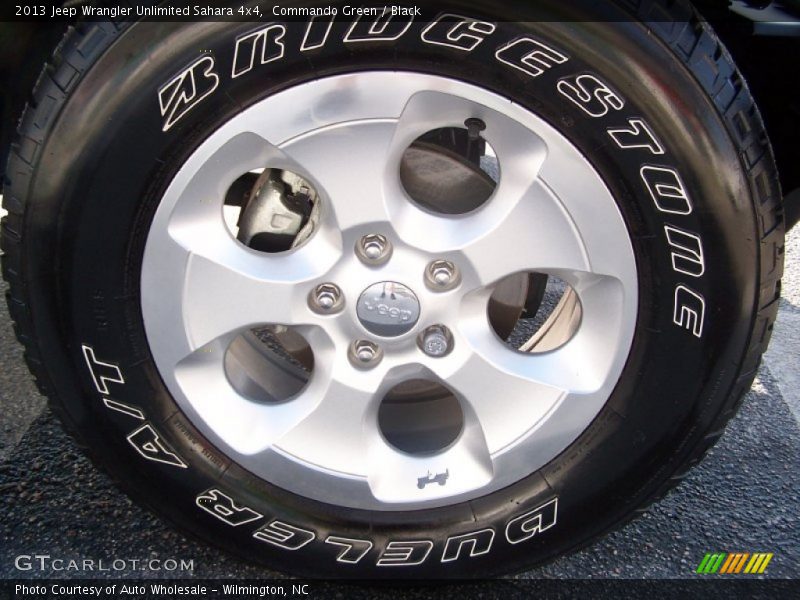 Commando Green / Black 2013 Jeep Wrangler Unlimited Sahara 4x4