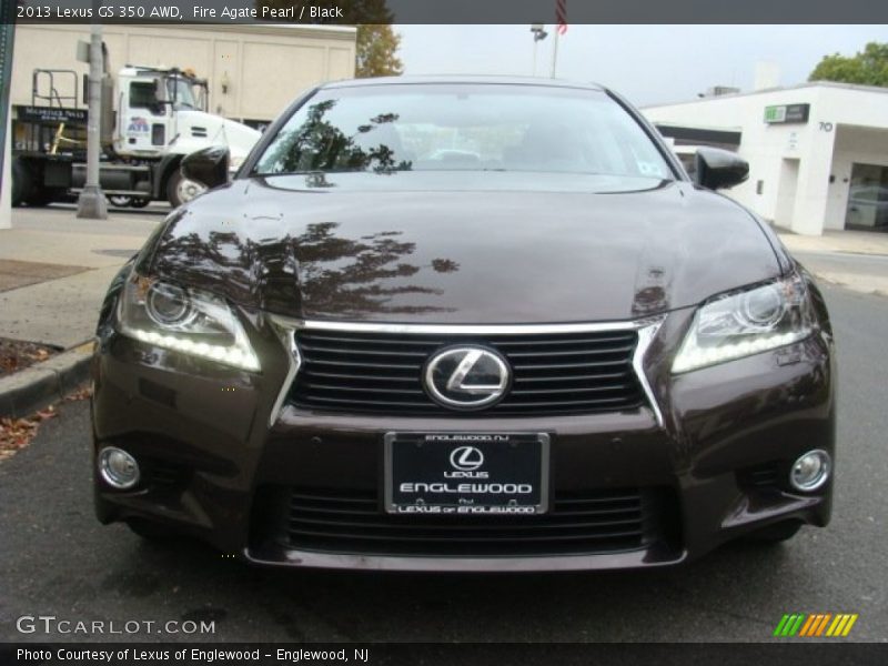 Fire Agate Pearl / Black 2013 Lexus GS 350 AWD