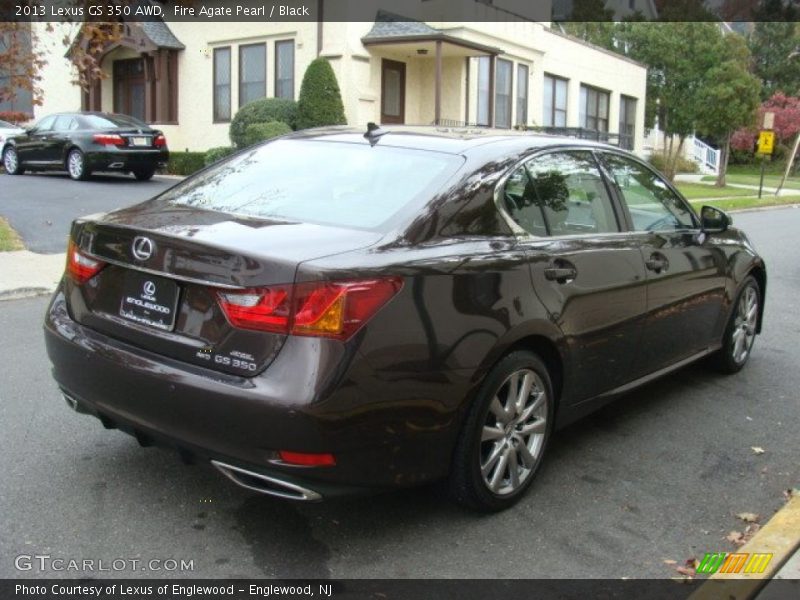 Fire Agate Pearl / Black 2013 Lexus GS 350 AWD
