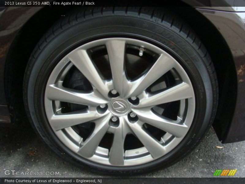 Fire Agate Pearl / Black 2013 Lexus GS 350 AWD