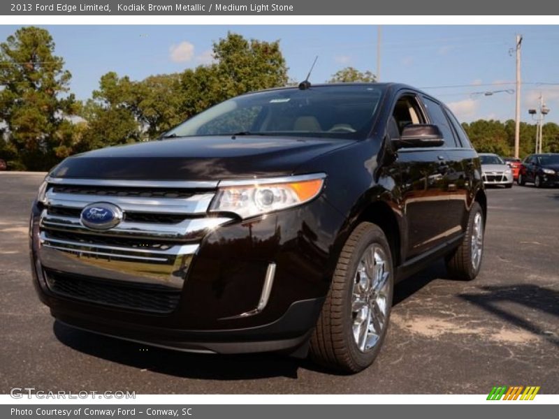 Kodiak Brown Metallic / Medium Light Stone 2013 Ford Edge Limited