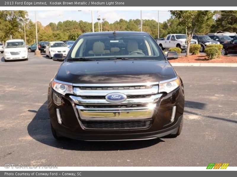Kodiak Brown Metallic / Medium Light Stone 2013 Ford Edge Limited