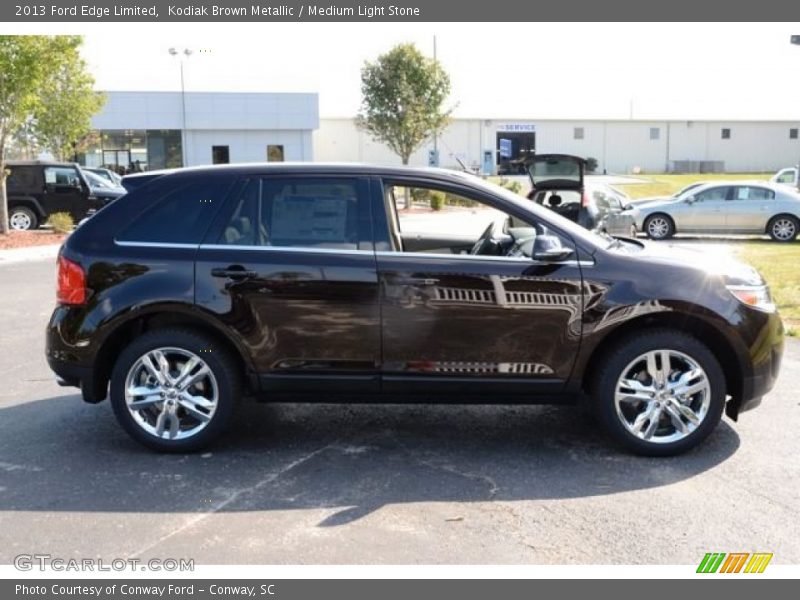Kodiak Brown Metallic / Medium Light Stone 2013 Ford Edge Limited