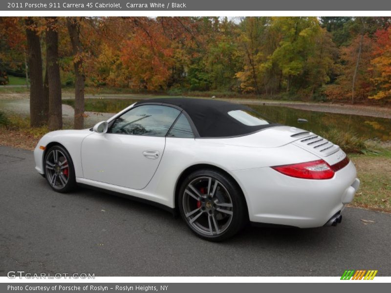 Carrara White / Black 2011 Porsche 911 Carrera 4S Cabriolet