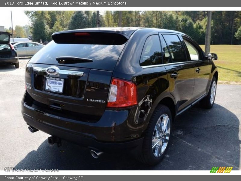 Kodiak Brown Metallic / Medium Light Stone 2013 Ford Edge Limited