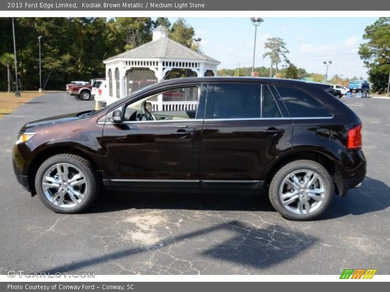 Kodiak Brown Metallic / Medium Light Stone 2013 Ford Edge Limited
