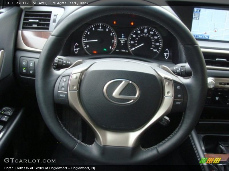 Fire Agate Pearl / Black 2013 Lexus GS 350 AWD