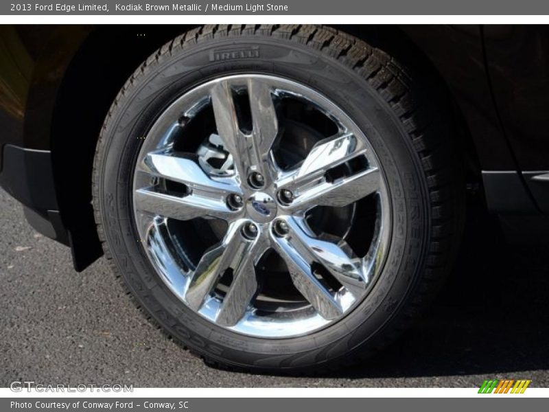Kodiak Brown Metallic / Medium Light Stone 2013 Ford Edge Limited