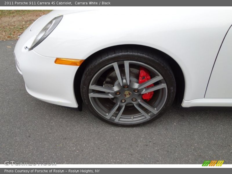 Carrara White / Black 2011 Porsche 911 Carrera 4S Cabriolet