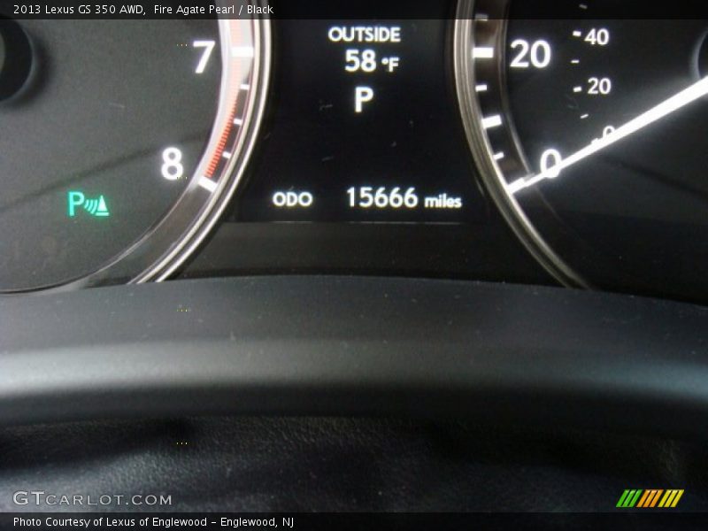 Fire Agate Pearl / Black 2013 Lexus GS 350 AWD