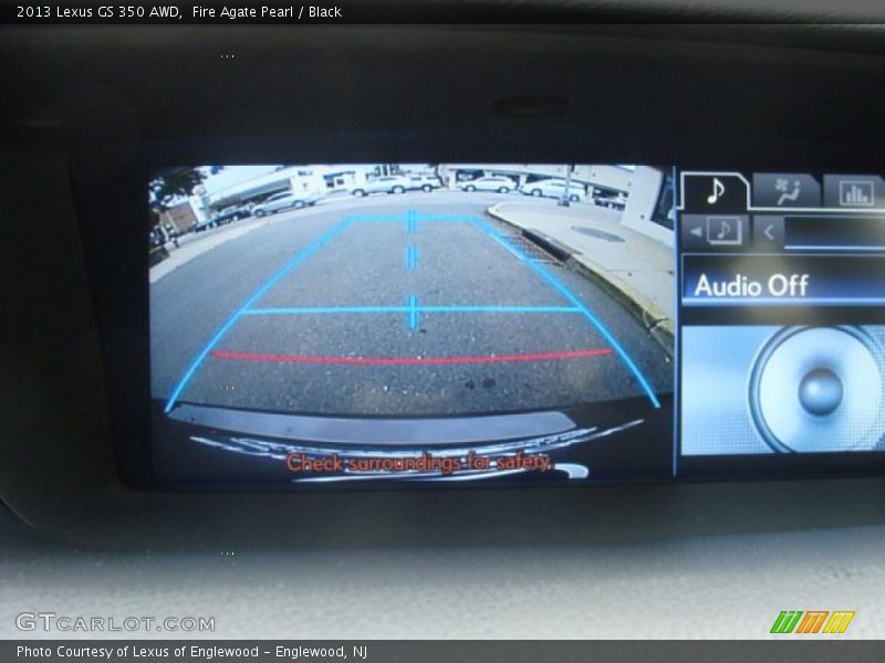 Fire Agate Pearl / Black 2013 Lexus GS 350 AWD