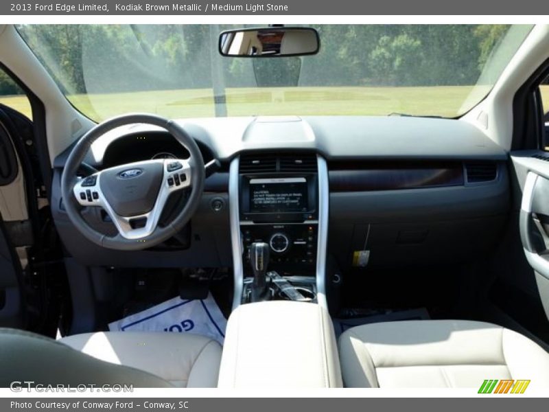 Kodiak Brown Metallic / Medium Light Stone 2013 Ford Edge Limited