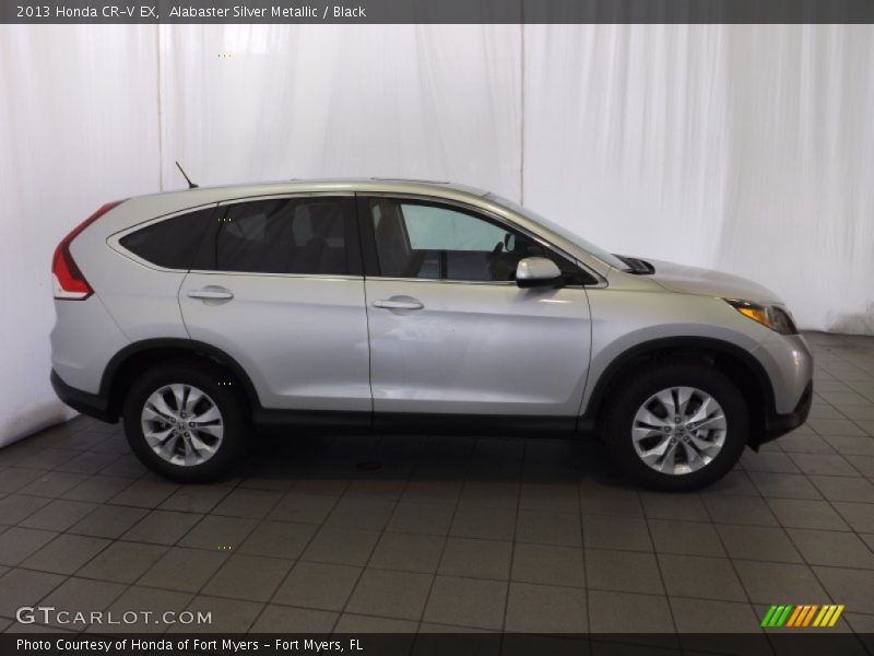 Alabaster Silver Metallic / Black 2013 Honda CR-V EX