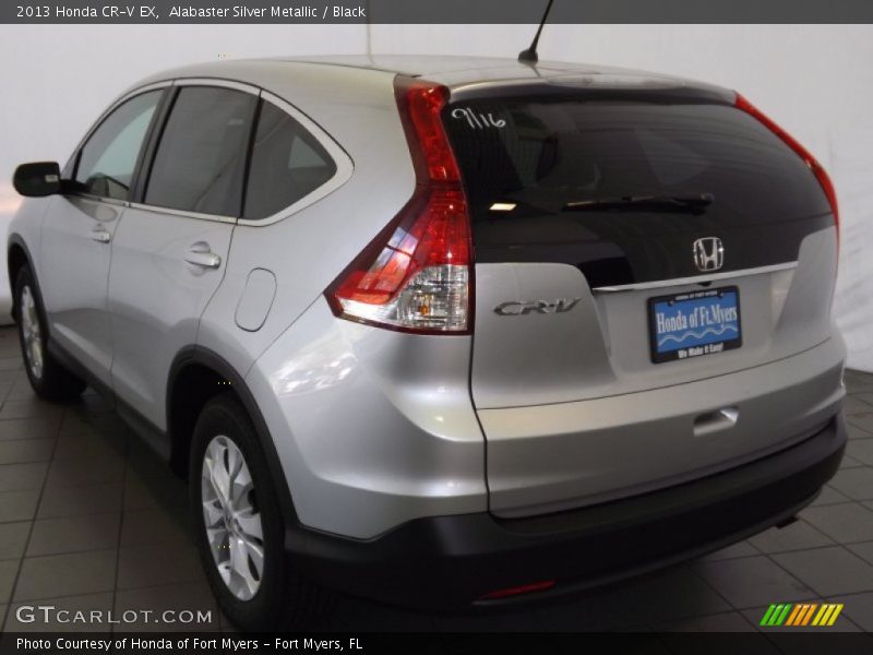Alabaster Silver Metallic / Black 2013 Honda CR-V EX