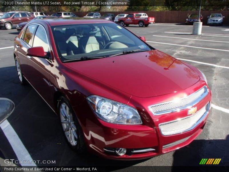 Red Jewel Tintcoat / Cocoa/Cashmere 2010 Chevrolet Malibu LTZ Sedan