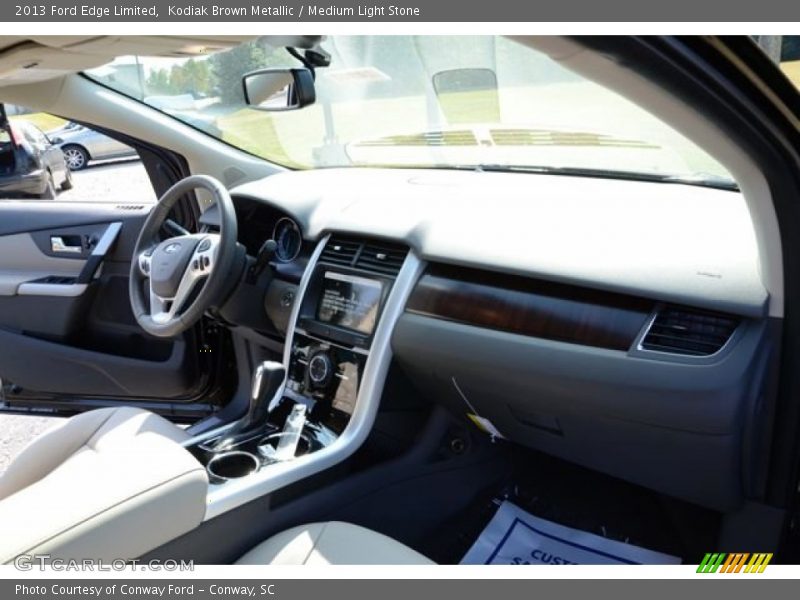 Kodiak Brown Metallic / Medium Light Stone 2013 Ford Edge Limited