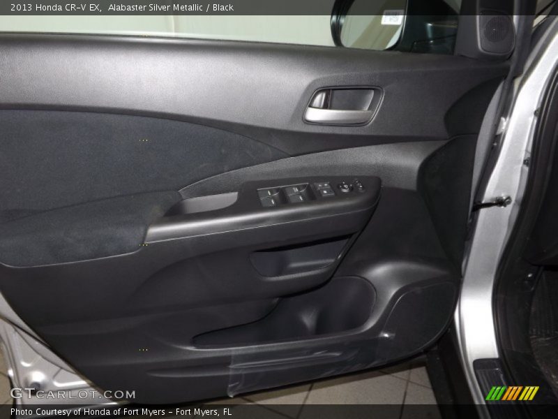 Alabaster Silver Metallic / Black 2013 Honda CR-V EX
