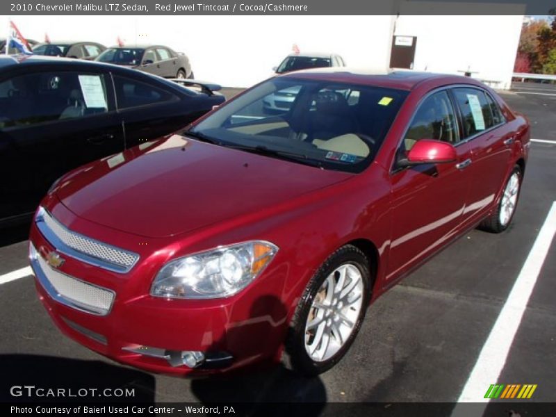 Red Jewel Tintcoat / Cocoa/Cashmere 2010 Chevrolet Malibu LTZ Sedan