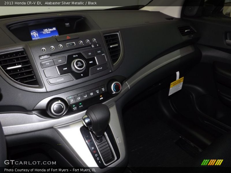 Alabaster Silver Metallic / Black 2013 Honda CR-V EX