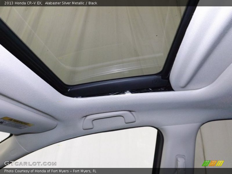 Alabaster Silver Metallic / Black 2013 Honda CR-V EX