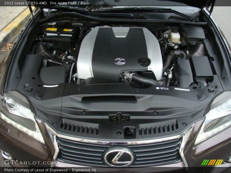 Fire Agate Pearl / Black 2013 Lexus GS 350 AWD