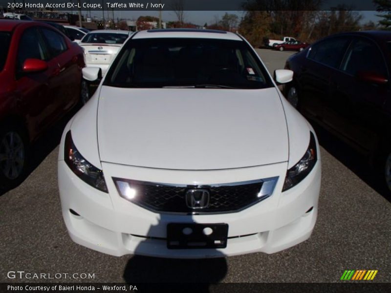 Taffeta White / Ivory 2009 Honda Accord EX-L Coupe