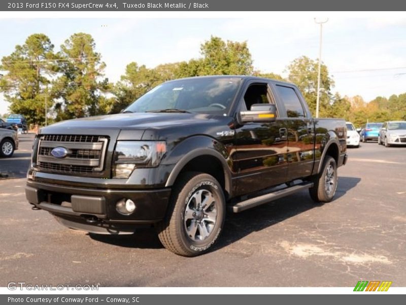 Tuxedo Black Metallic / Black 2013 Ford F150 FX4 SuperCrew 4x4
