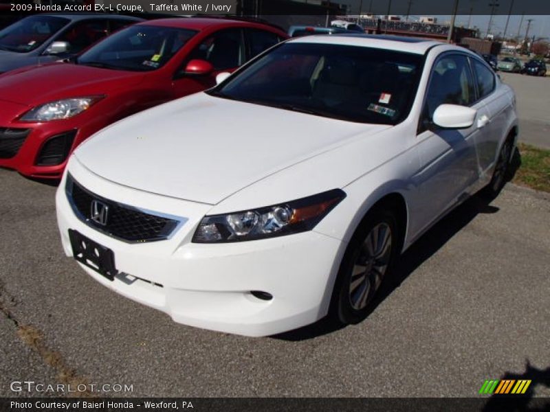 Taffeta White / Ivory 2009 Honda Accord EX-L Coupe