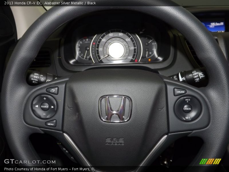 Alabaster Silver Metallic / Black 2013 Honda CR-V EX